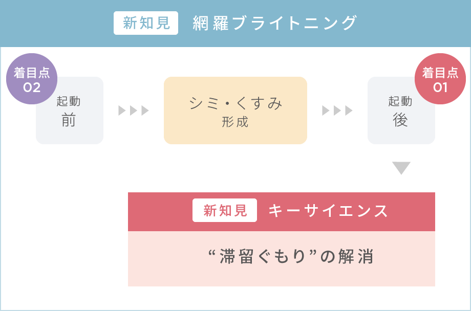 新知見：網羅ブライトニング